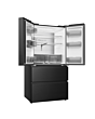 Haier HFR59F18CWMB 700L French Door Fridge Freezer Black