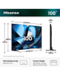 Hisense 100U7STUK 100inch MiniLED 4K 144Hz Smart TV
