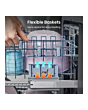 Hisense HS642D90XUK Dishwasher 14 Place Settings Steel