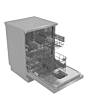 Hisense HS642D90XUK Dishwasher 14 Place Settings Steel