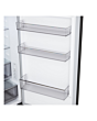 LG GBBSJ10EEP 60/40 No Frost Fridge Freezer Black