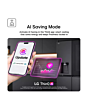 LG Fit & Max GBFSJ10DEP 60/40 Fridge Freezer Matte Black