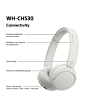 Sony WH-CH530W.CE7 Wireless Over Ear Headphones White