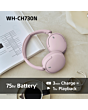 Sony WHCH730NL.CE7 Wireless Noise Cancelling Headphones Blue