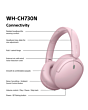 Sony WHCH730NP.CE7 Wireless Noise Cancelling Headphones Pink