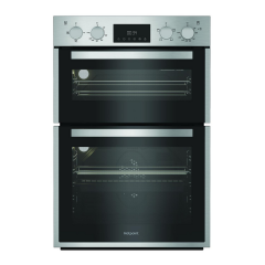 Hotpoint DIH10DIX 59.4cm Built-in Electric Double Oven Silver