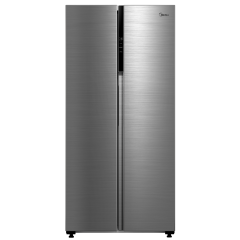 Midea MDRS619FGF46 83.5cm Total No Frost American Style Fridge Freezer - Stainless Steel