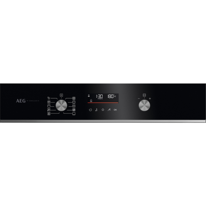AEG GA5PB50FAB 59.5cm Built-In Electric Oven Gloss Black
