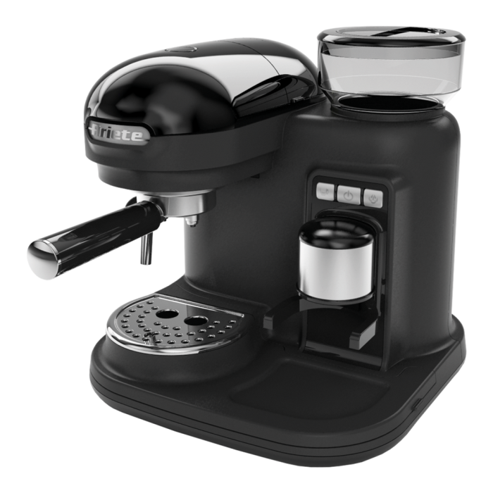 Ariete AR1319 Moderna Espresso Coffee Machine with Grinder Black