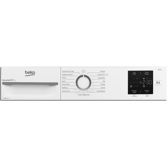 Beko 8kg Heat Pump Tumble Dryer - White