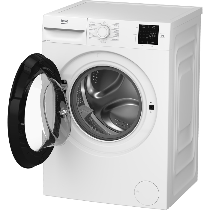 Beko BMN3WT3821W 8kg 1200 Spin RecycledTub Washing Machine - White