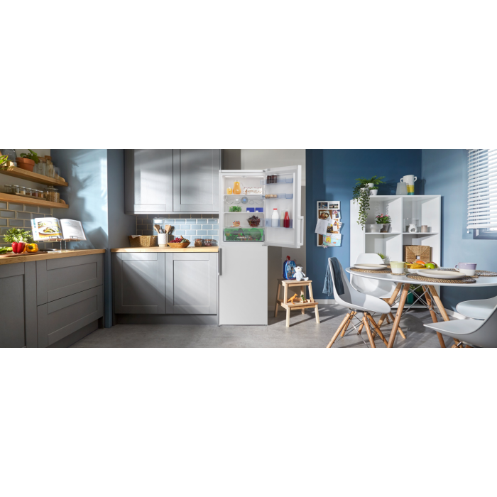 Beko CFP3691VW 60cm 50/50 HarvestFresh Frost Free Fridge Freezer - White