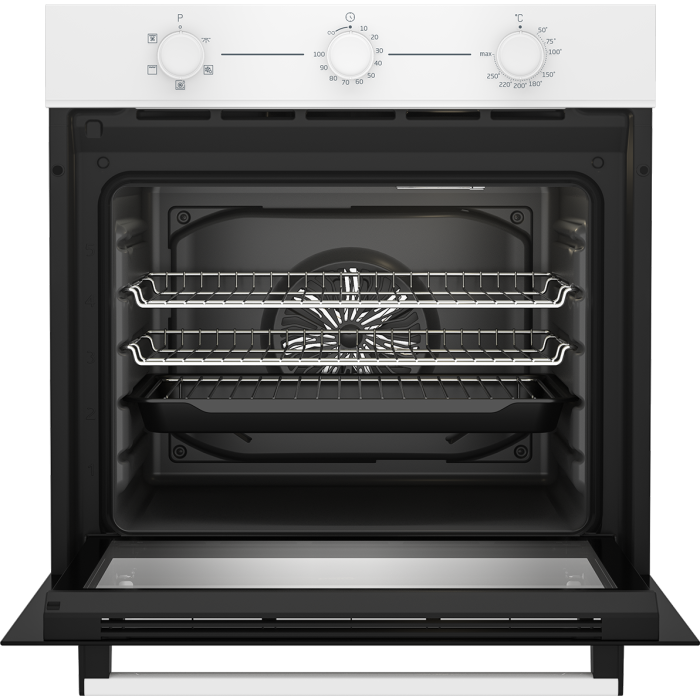 Beko CIFY71W AeroPerfect CIFY71W 60cm Built in RecycledNet Single Fan Oven - White