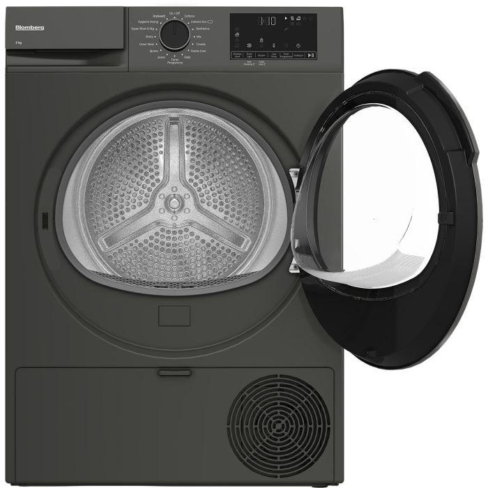 Blomberg LTA18321G 8kg Heat Pump Tumble Dryer - Graphite