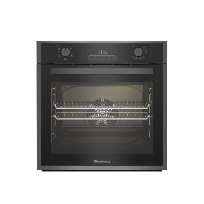 Blomberg ROEN9202DX 59.4cm Built In Electric Single Oven - Dark Steel