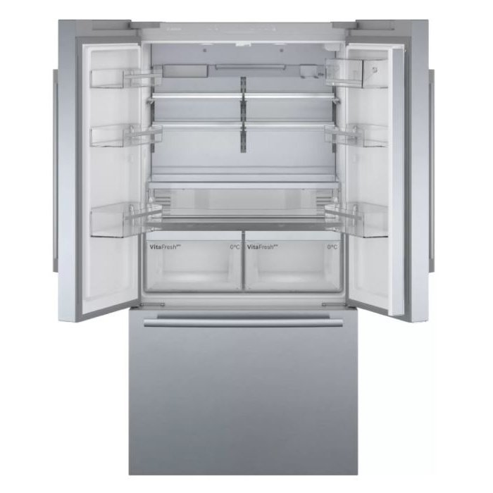 Bosch KFF96PIEP Series 8 French Door American Style Fridge Freezer - Inox