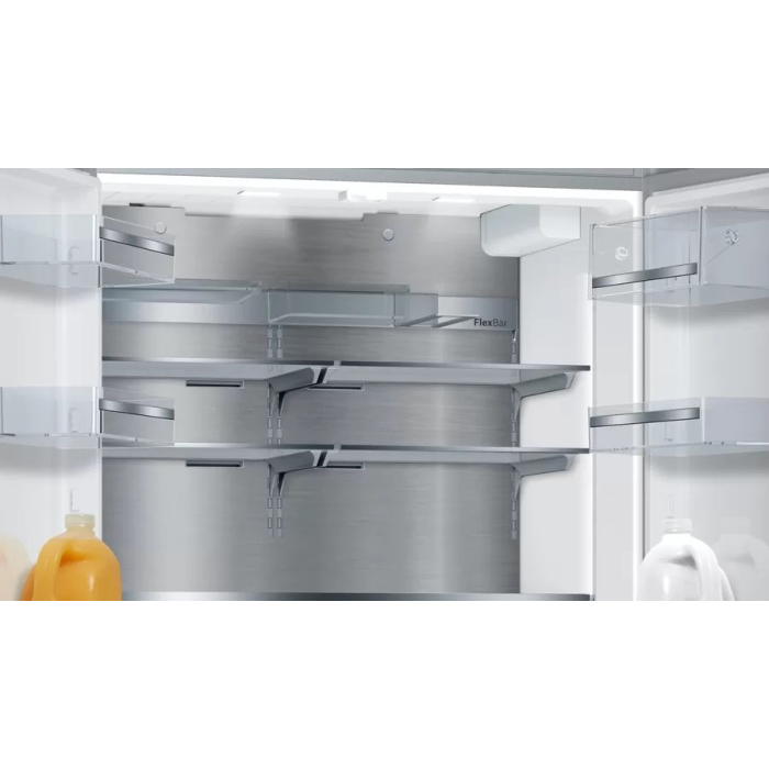 Bosch KFF96PIEP Series 8 French Door American Style Fridge Freezer - Inox