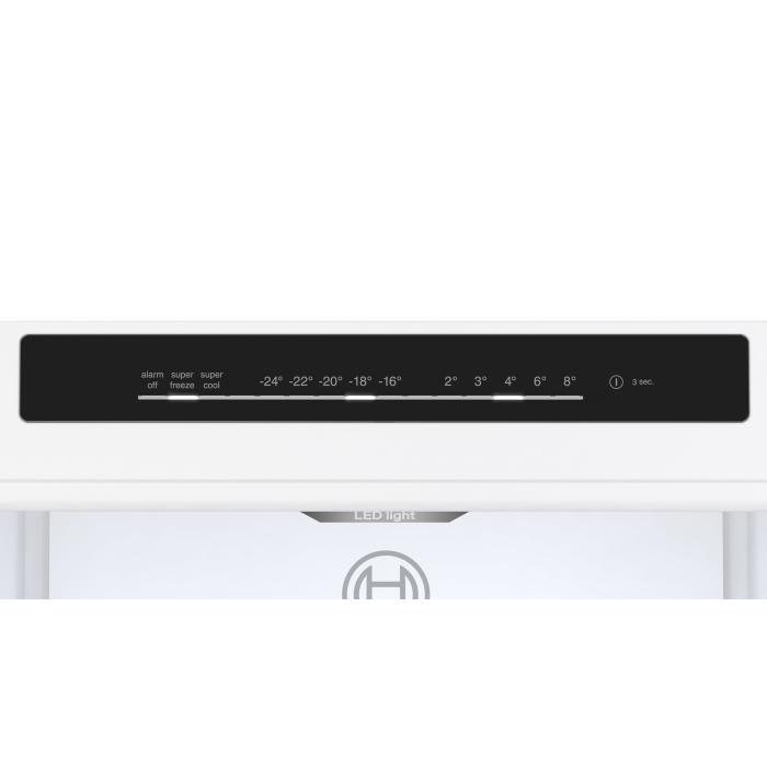 Bosch KGN362WDFG 60cm 60/40 Frost Free Fridge Freezer - White