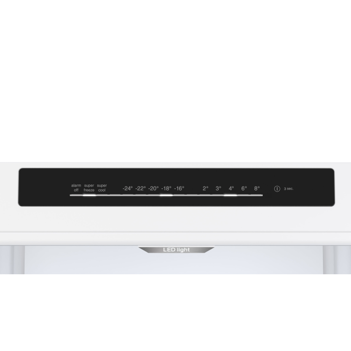 Bosch KGN392WDFG 60cm 70/30 Total No Frost Fridge Freezer - White