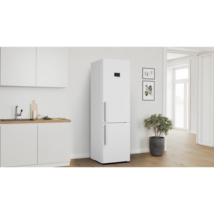 Bosch KGN39AWCTG 60cm 70 30 Frost Free Fridge Freezer - White