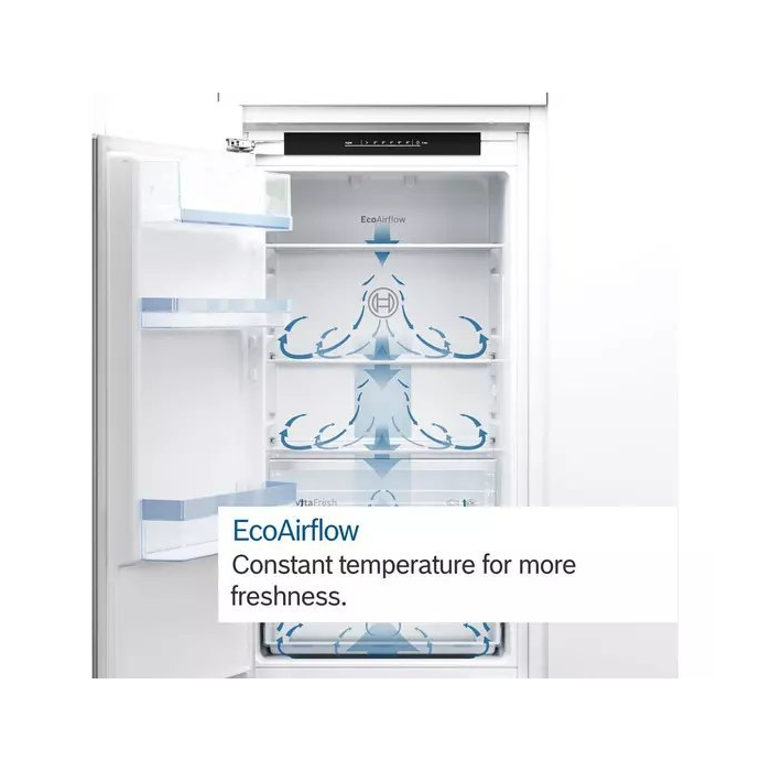 Bosch KIN86VSE0G 54.1cm 60/40 Integrated No Frost Fridge Freezer - Sliding Hinge