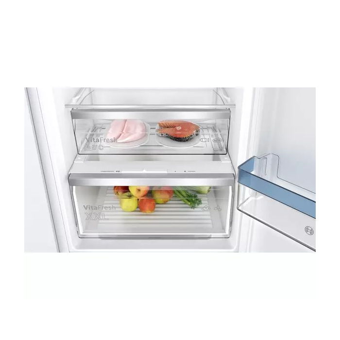 Bosch KIN86VSE0G 54.1cm 60/40 Integrated No Frost Fridge Freezer - Sliding Hinge