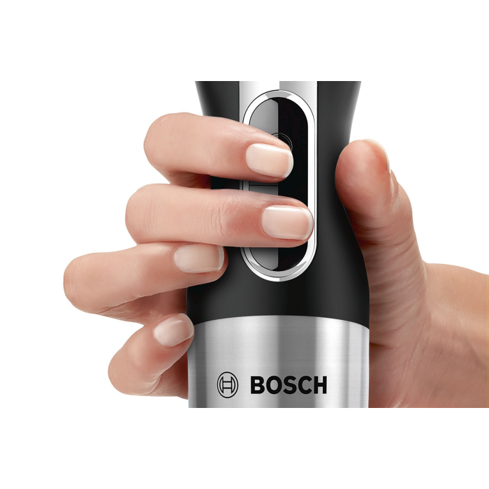 Bosch MSM6S90BGB ErgoMixx Hand Blender with Food Processor 750W - Black & Silver