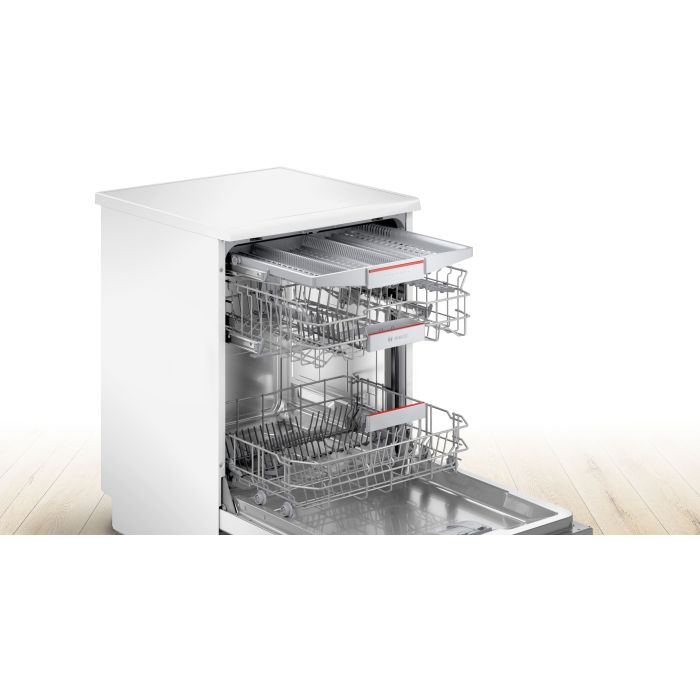 Bosch SMS4EMW06G WiFi-enabled Dishwasher - White - 14 Place Settings