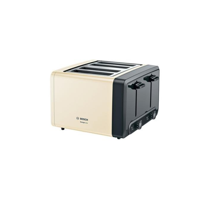 Bosch TAT4P447GB 4 Slot Toaster - Cream