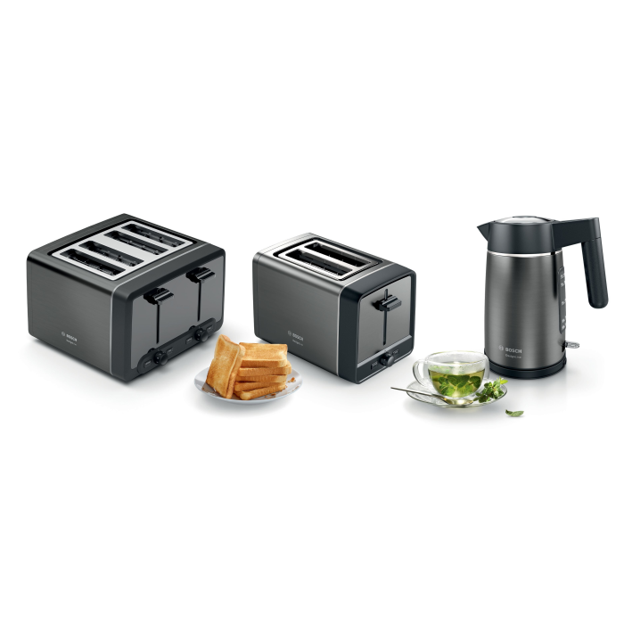 Bosch TAT5P445GB 4 Slice Toaster - Anthracite
