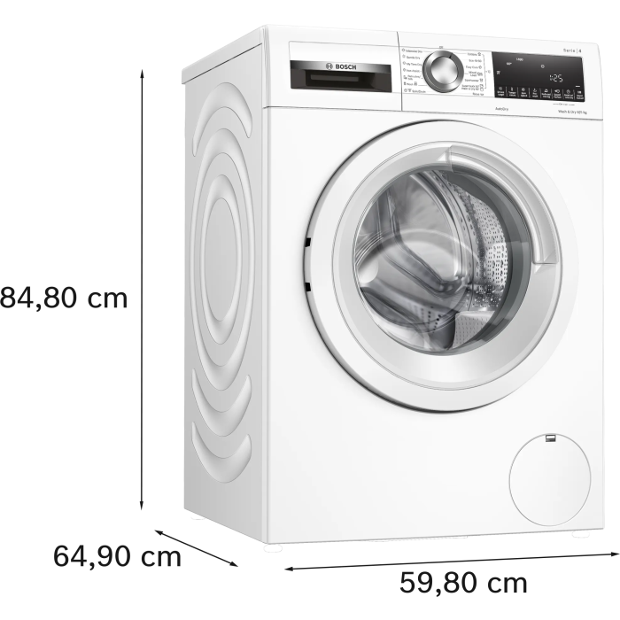 Bosch WNA144V9GB 9kg/5kg 1400 Spin Washer Dryer - White