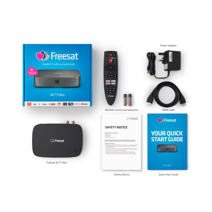 Freesat UHD_X UHD-X Freesat Box - Anthracite