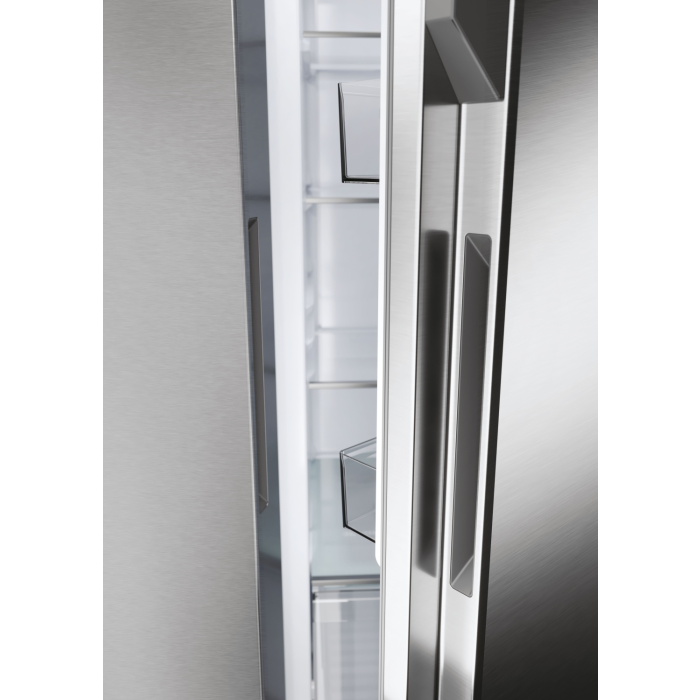 Haier HSR5918DNMP 90.5cm Total No Frost Fridge Freezer - Pt. Inox