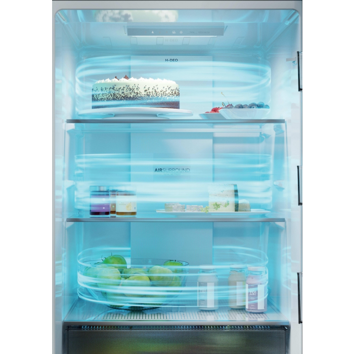 Haier HTR3518ENMTK 60/40 Fridge Freezer Black