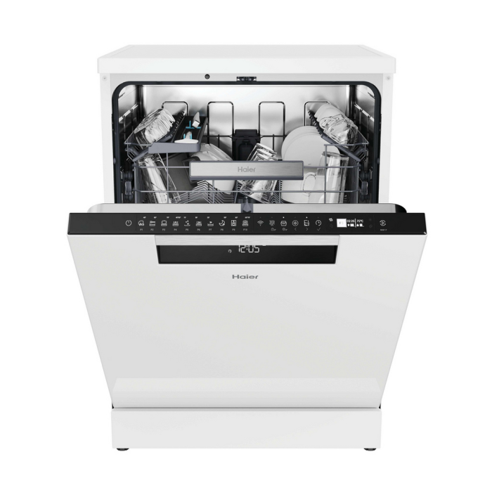 Haier XF 5C7M0W-80 White Dishwasher 15 Place Settings