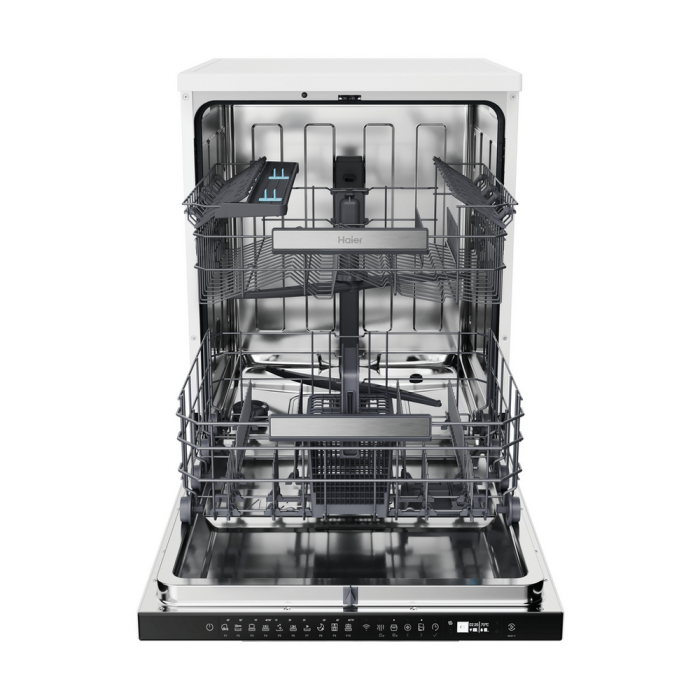 Haier XF 5C7M0W-80 White Dishwasher 15 Place Settings