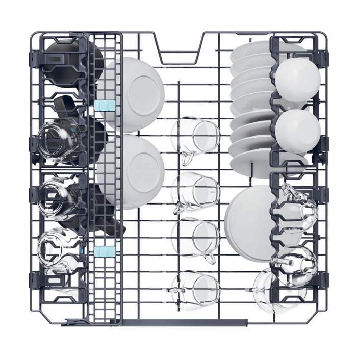Haier XF 5C7M0W-80 White Dishwasher 15 Place Settings