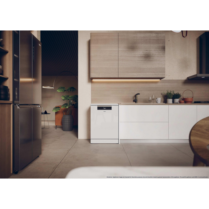 Haier XF 5C7M0W-80 White Dishwasher 15 Place Settings