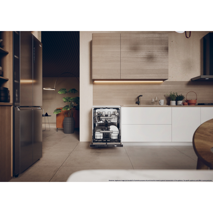 Haier XF 5C7M0W-80 White Dishwasher 15 Place Settings