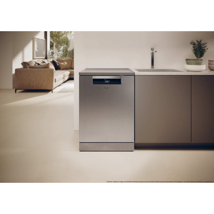 Haier XF 6B2M3BX-80 Silver Dishwasher 16 Settings