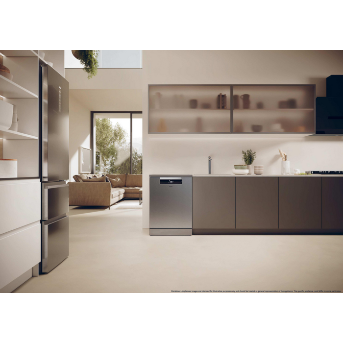 Haier XF 6B2M3BX-80 Silver Dishwasher 16 Settings