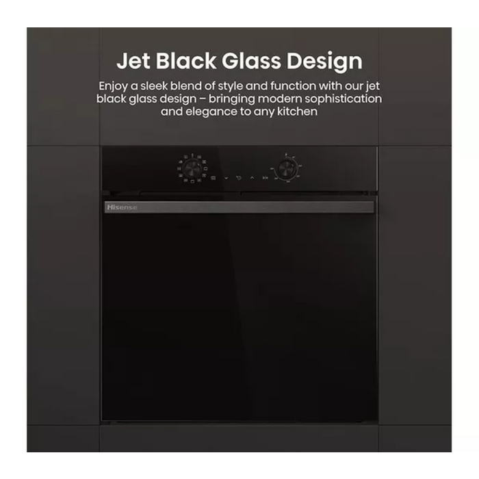 Hisense BI622ABPGUK Built-In Electric Steam Oven Jet Black