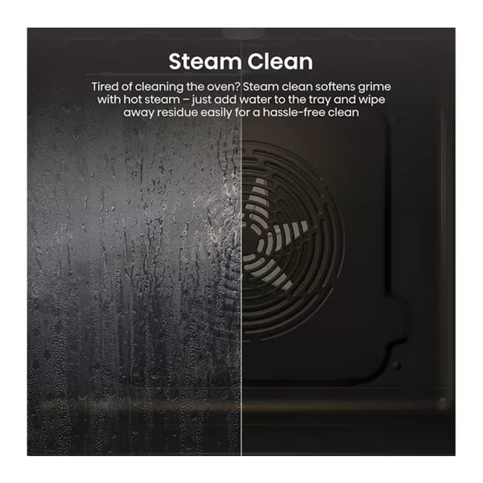 Hisense BI622ABPGUK Built-In Electric Steam Oven Jet Black