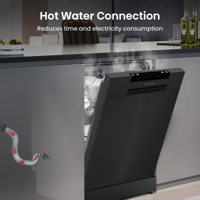 Hisense HS523E15BUK Slimline Dishwasher 10 Place Settings