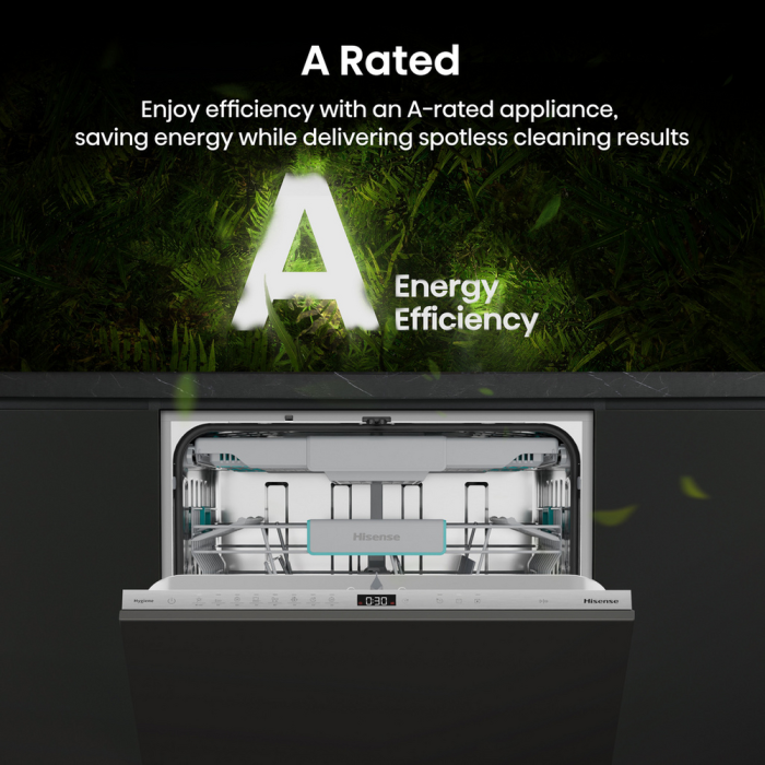 Hisense HV16AUK Integrated Dishwasher with 16 Place Settings