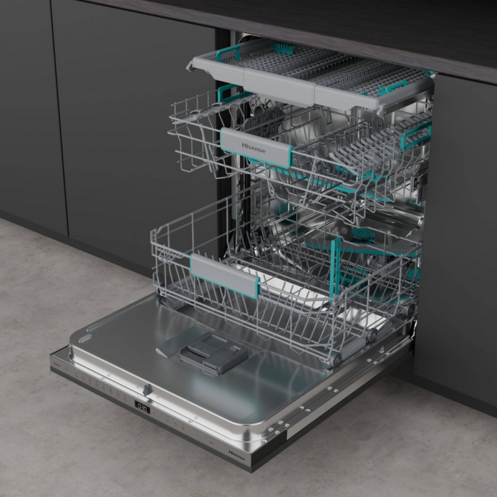 Hisense HV16AUK Integrated Dishwasher with 16 Place Settings