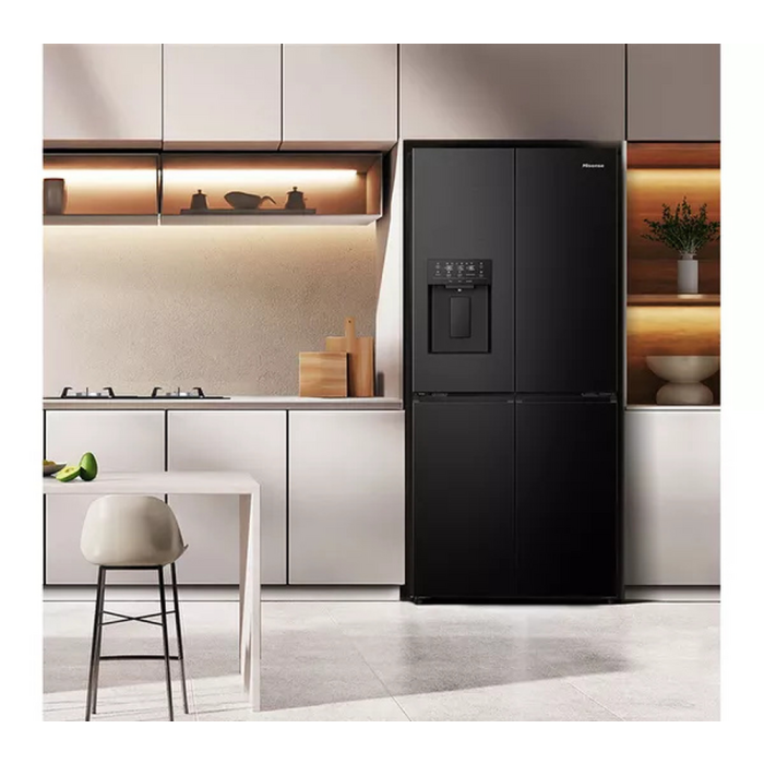 Hisense RQ5P470SYFD Total No Frost Fridge Freezer Black