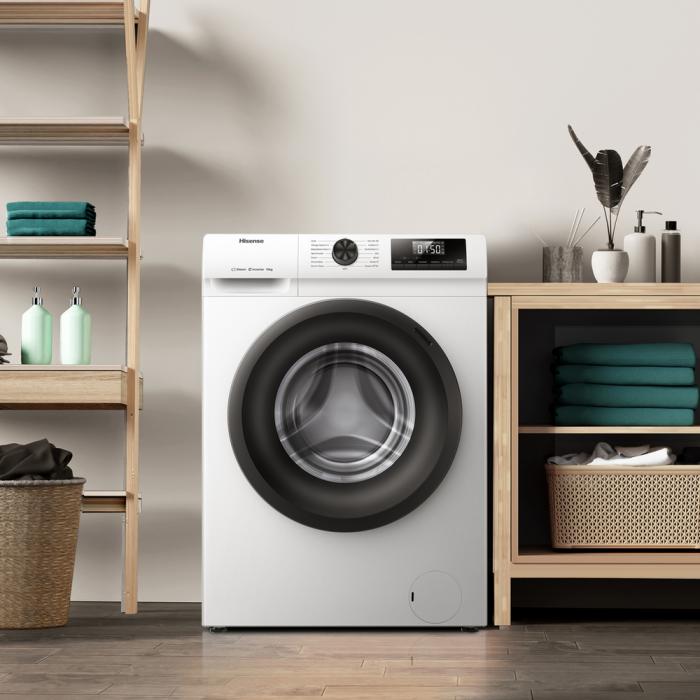 Hisense WF1Q1041BW 10kg Steam Washing Machine White