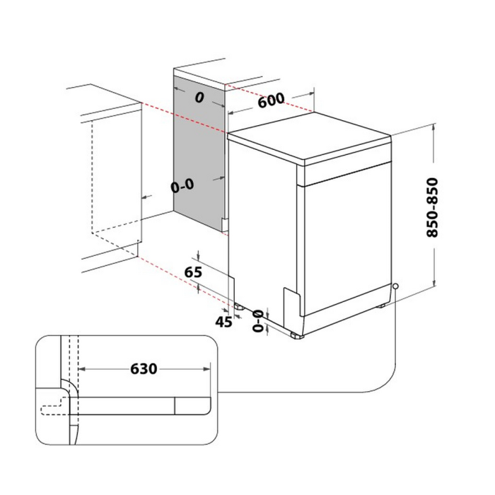 Hotpoint H7FHS41UK Full Size Dishwasher
