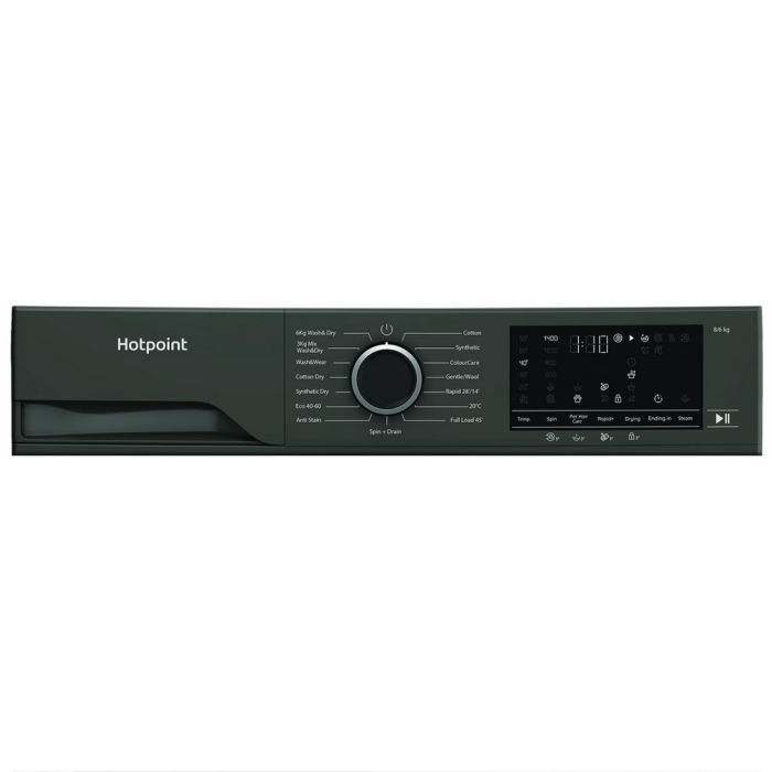 Hotpoint HBD8680GANTISTA 8kg/6kg Washer Dryer Graphite